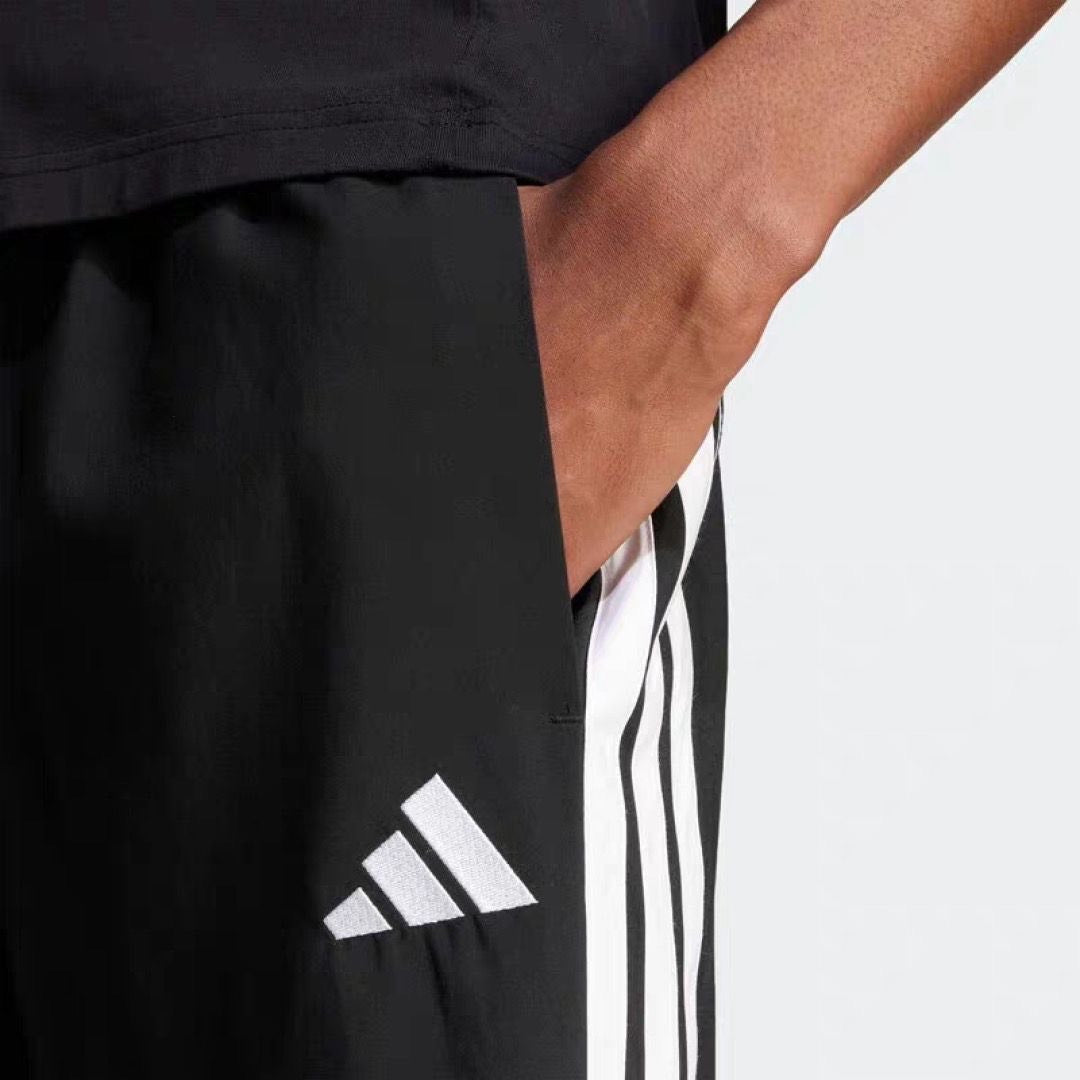 Essentials Elasticated Cuff Woven 3-Stripes Pants