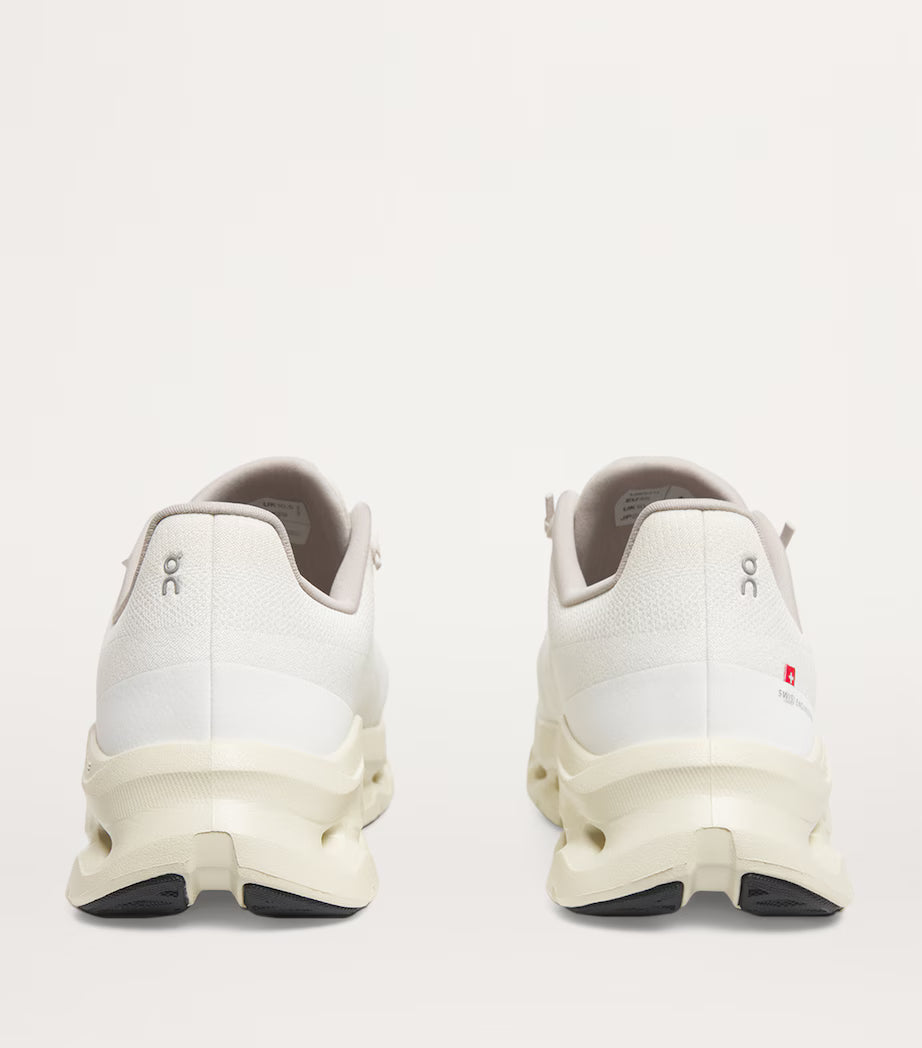 On  White Beige Cloudtilt Trainers