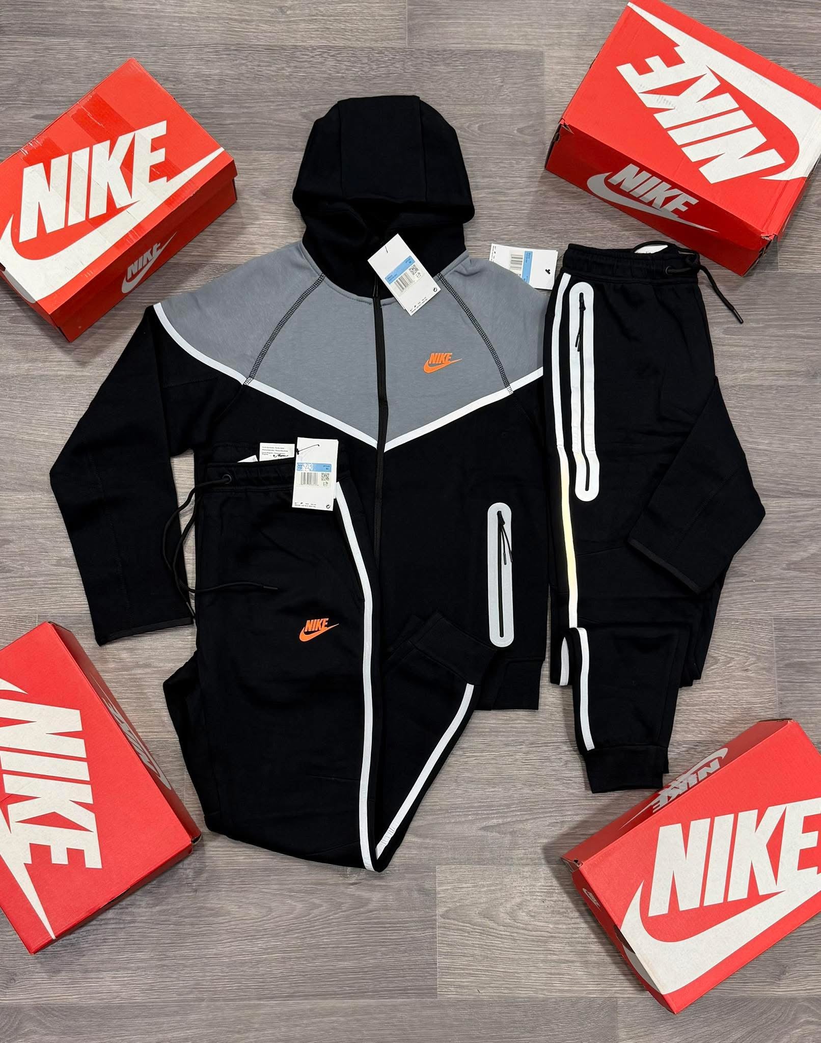 Nike Hooded Tracksuit Set (Jacket + Joggers)