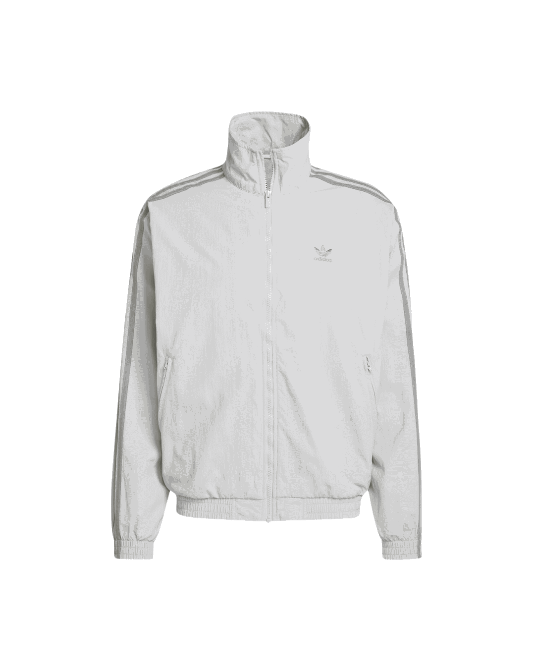 Adidas White Zip-Up Track Jacket