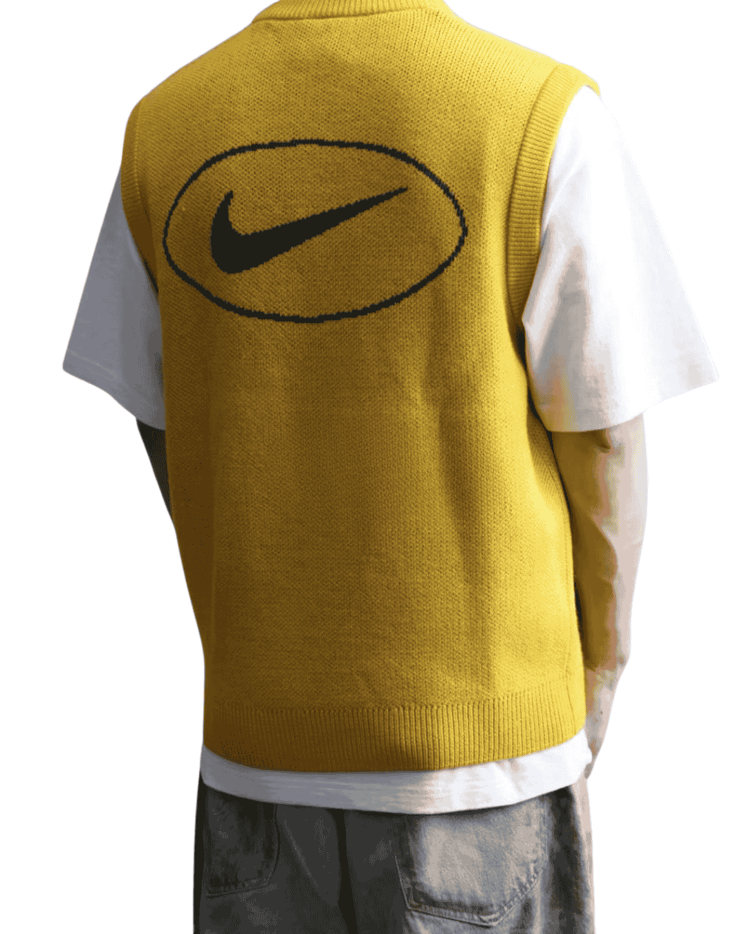 Nike Mustard Knit Sweater Vest