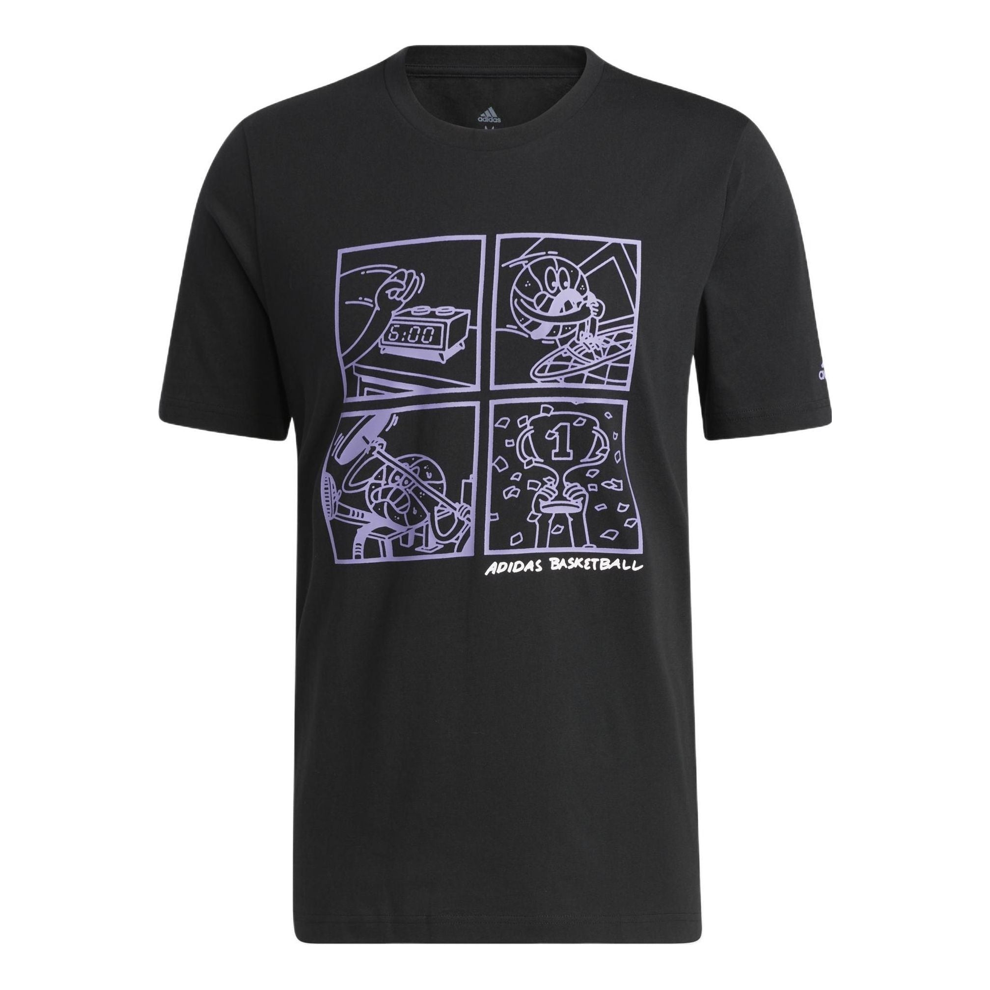 Adidas Graphic Set-in Sleeve T-Shirt Men's Black