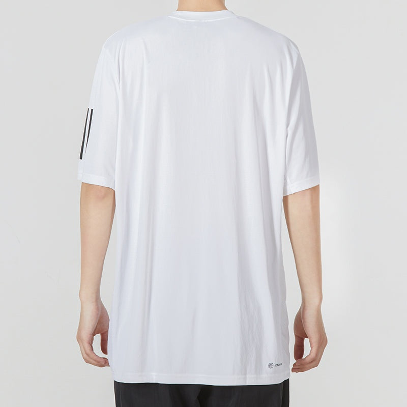 Men's adidas Solid Color Striped Sports Breathable