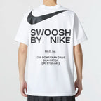 Nike Sportswear Big Swoosh Running Gym Cotton T-Shirt Black