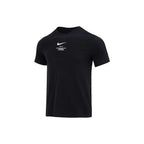 Nike Sportswear Big Swoosh Running Gym Cotton T-Shirt Black